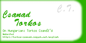 csanad torkos business card